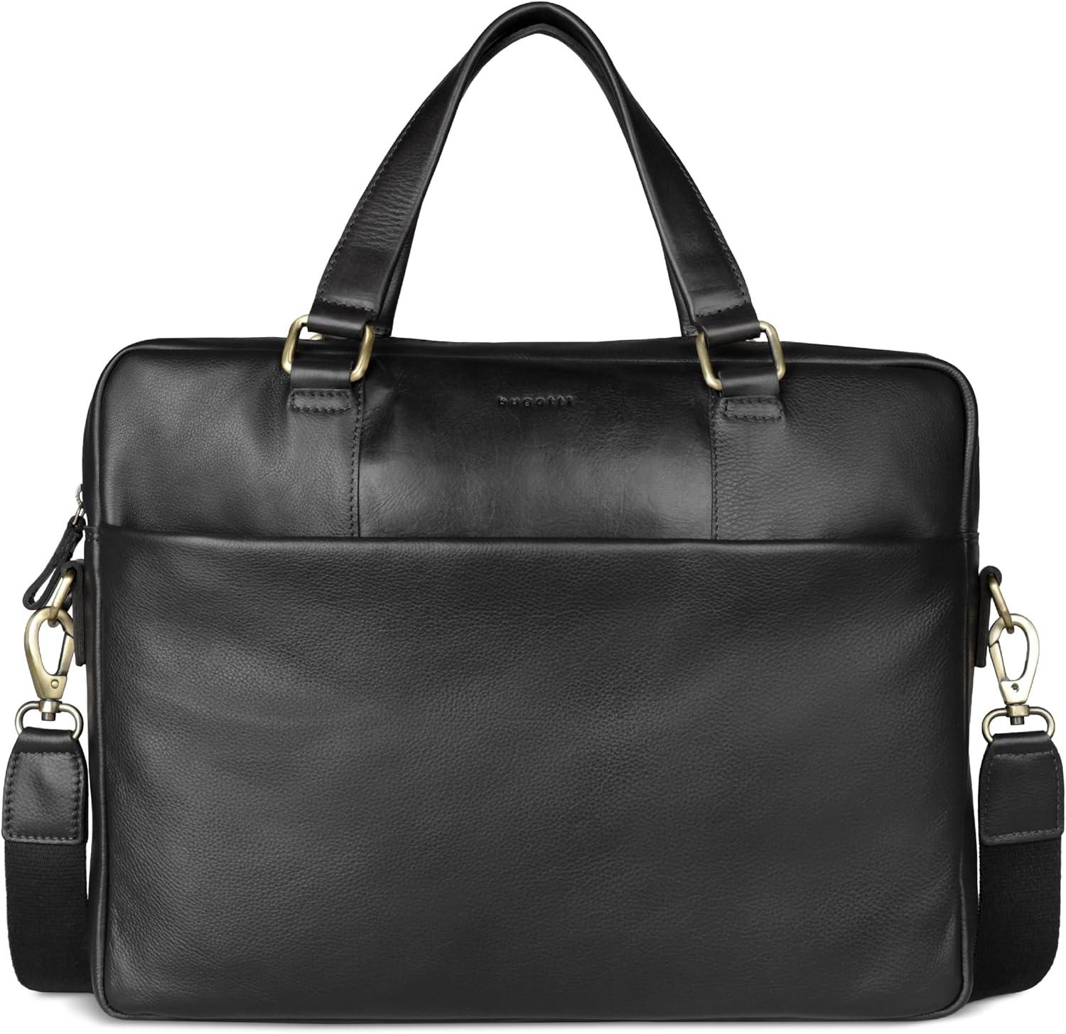 bugatti Ryan Businesstasche aus Rindleder mit 15"-Laptopfach für Herren