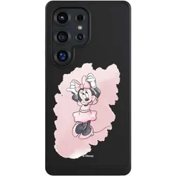 Nivocase Hülle für Samsung Galaxy S25 Ultra Handyhülle NIVOcore Case Schwarz Disney Motiv ohne Hintergrund (Samsung Galaxy S25 Ultra), Smartphone Hülle, Schwarz