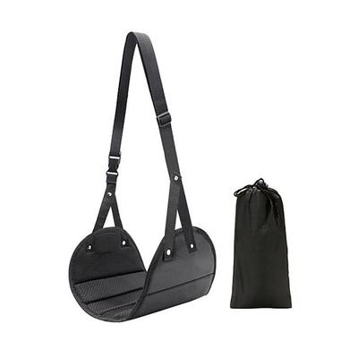 Flugzeug-Fußhängematte für Flugreisen, längenverstellbare Flugzeug-Fußstütze, Fußstütze für Reisehängematte, Bürohängematte mit Fußstütze für Flugzeug und Hochgeschwindigkeitszüge, Fußstütze für