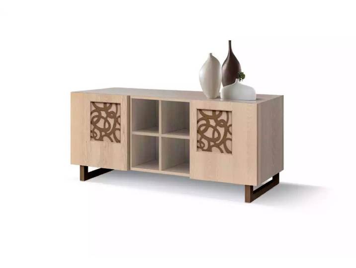 JVmoebel Sideboard Beiges schaukelndes Luxusmöbel aus Holz für modernes Wohnen (Sideboard), Made in Europa