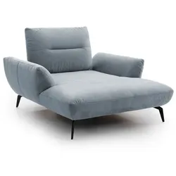 Loveseat-Sessel Payton Stoff Blaugrau