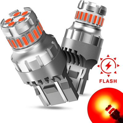 All Categories Goods Red LED Bulb Strobe, Flash Alert Bright Brake Tail Light, 360 LED Chips, Faster Rise Time For Enhanced Visibility 8 pc