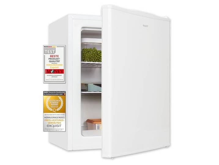 Exquisit GB60-150E Mini-Gefrierschrank Weiß - 42 L Tiefkühlschrank Klein