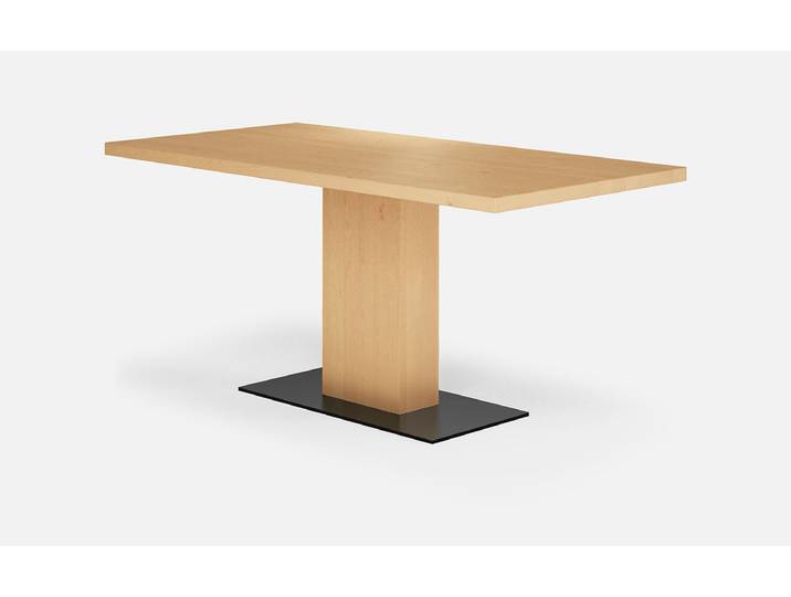Wohnzimmertisch modern 165x80x75 cm Birke Natur geölt