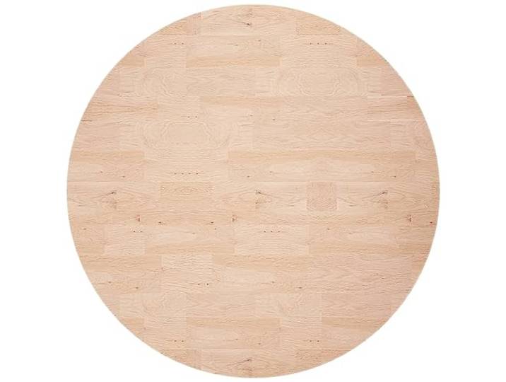 GFDWPUY Runde Tischplatte Eiche Massivholz 80 cm Unbehandelt 2,5 cm Dicke, Naturholz, Für Esstisch, Couchtisch, Beistelltisch, Rustikales Design
