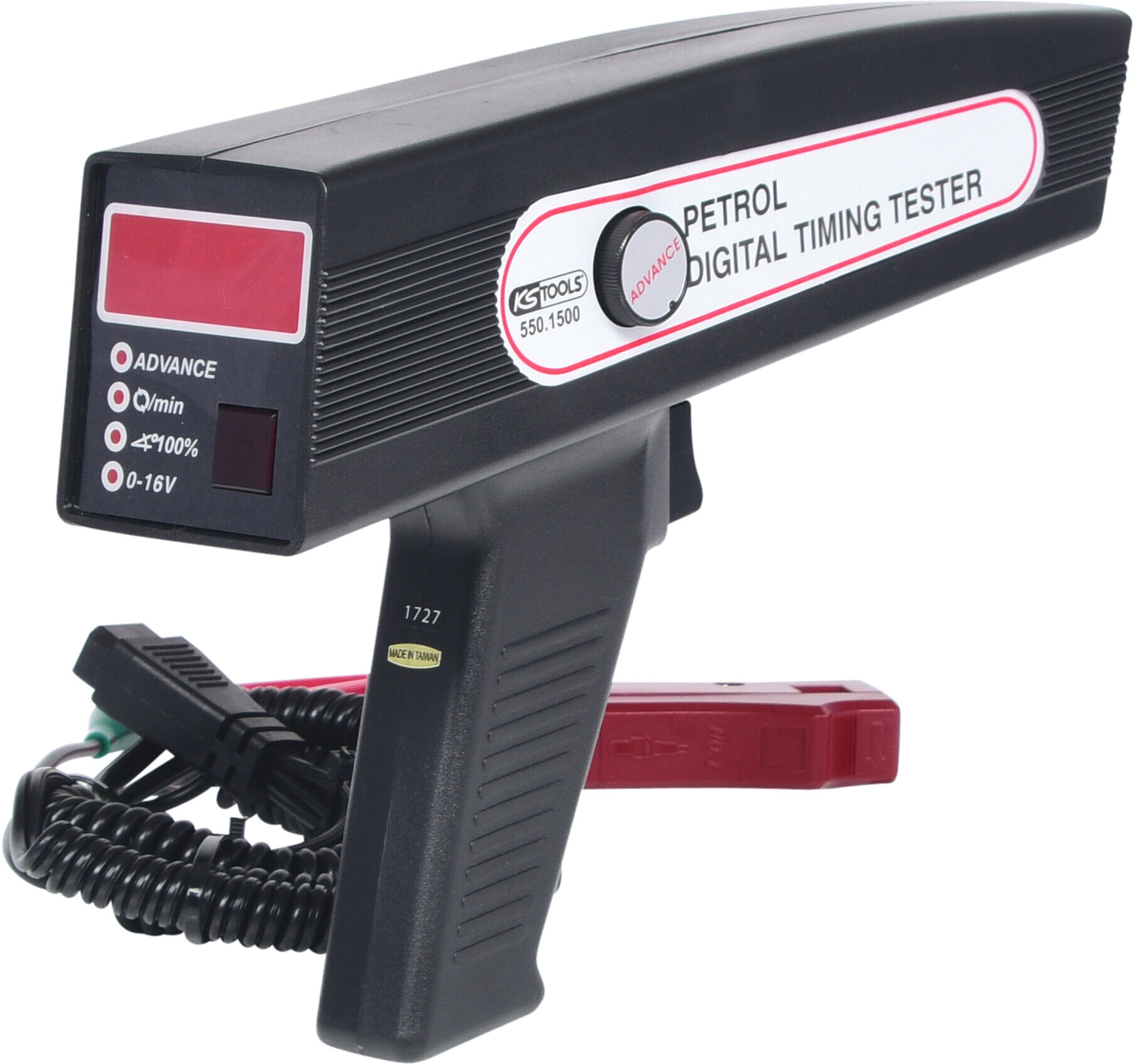 KS Tools Digitale Zündzeitpunktpistole (Stroboskop) mit LED-Anzeige (550.1500)