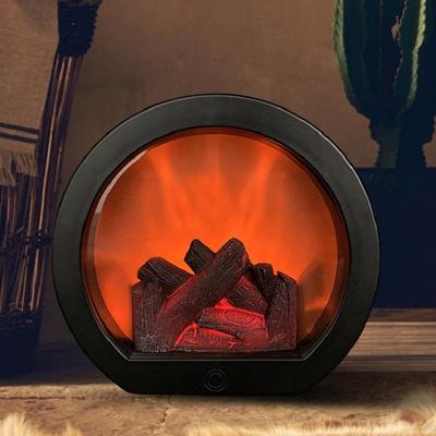 United Semi Circular Simulation Flame Touch Fireplace Light Semi Circular Simulation Flame Touch Fireplace Light