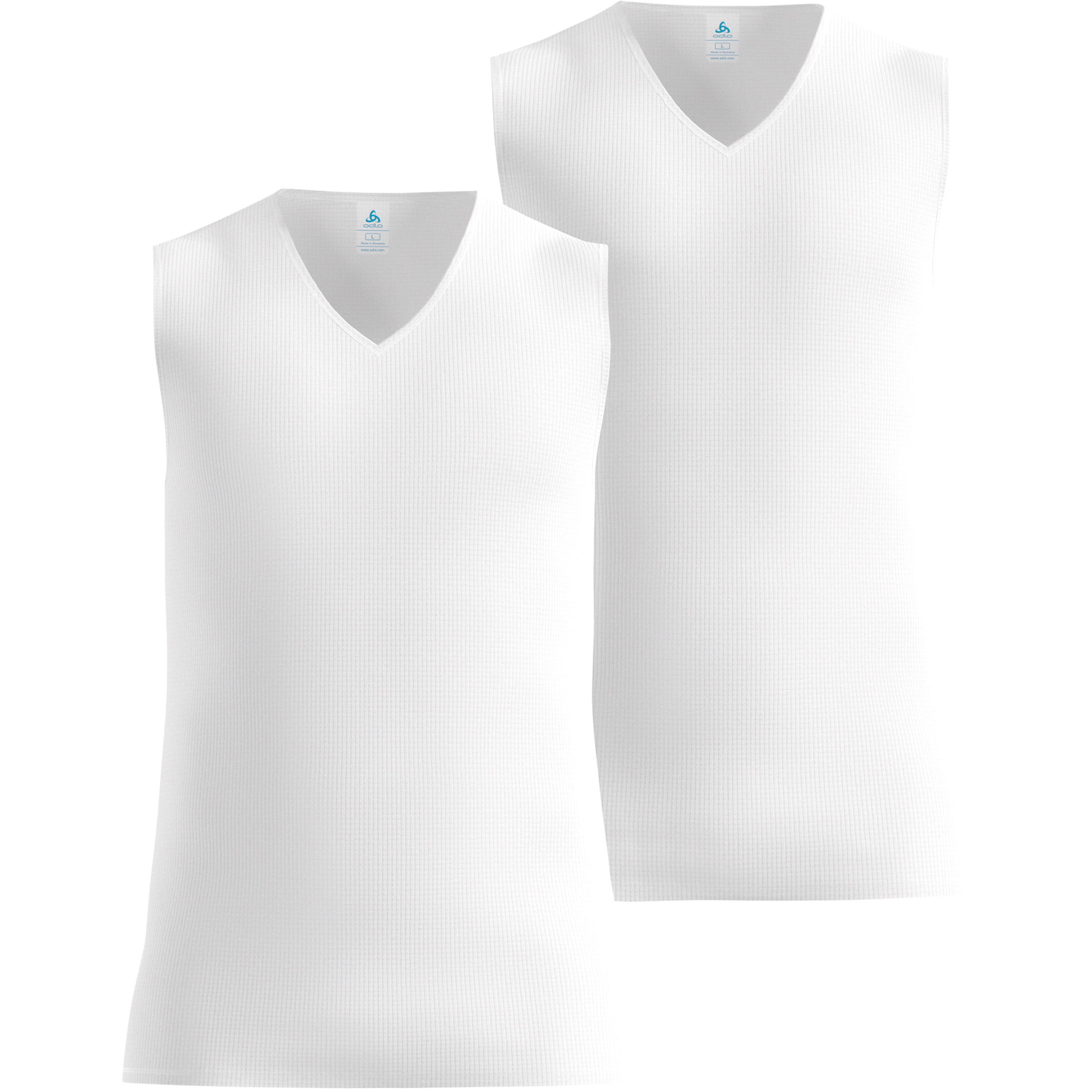 Odlo Active Light 2er Pack Herren Tanktops weiss Größe XXL Atmungsaktiv