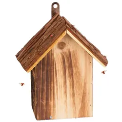 Relaxdays Marienkäferhaus aus Holz Braun