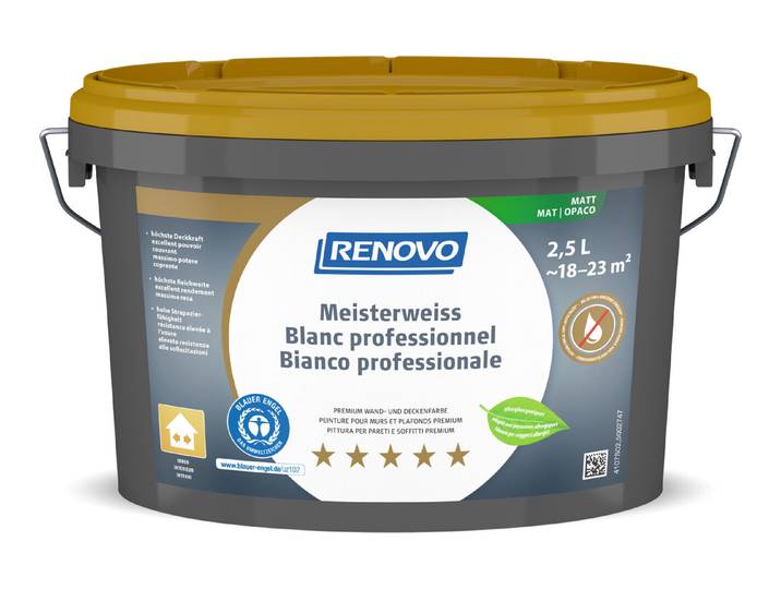 Renovo Meisterweiss spritzfrei 2.5 l Matt
