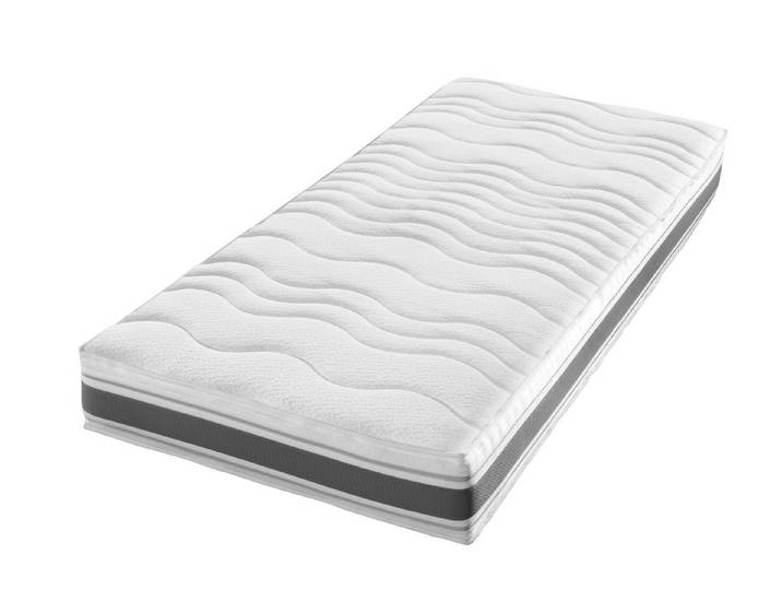 Kaltschaummatratze Punktoflex de Luxe KS, Matratze in 90x200 cm, 140x200 cm, fan, 22 cm hoch, 7-Zonen-Luxus-Kaltschaum-Matratze, Greenfirst-Veredelung gegen Milben