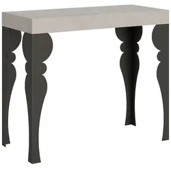 Itamoby Paxon Kleiner Premium Kaschmir Ausziehbarer Konsolentisch 90x40/196 cm