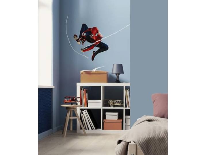 Komar Muursticker - Marvel Spider-Man Night - Grootte 50 x 70 cm - Muursticker, kinderkamer, wanddecoratie