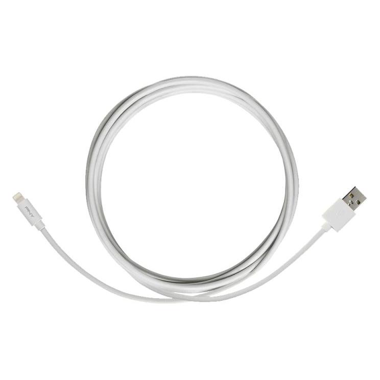 PNY USB - Lightning (3 m, USB 2.0) (C-UA-LN-W01-10)