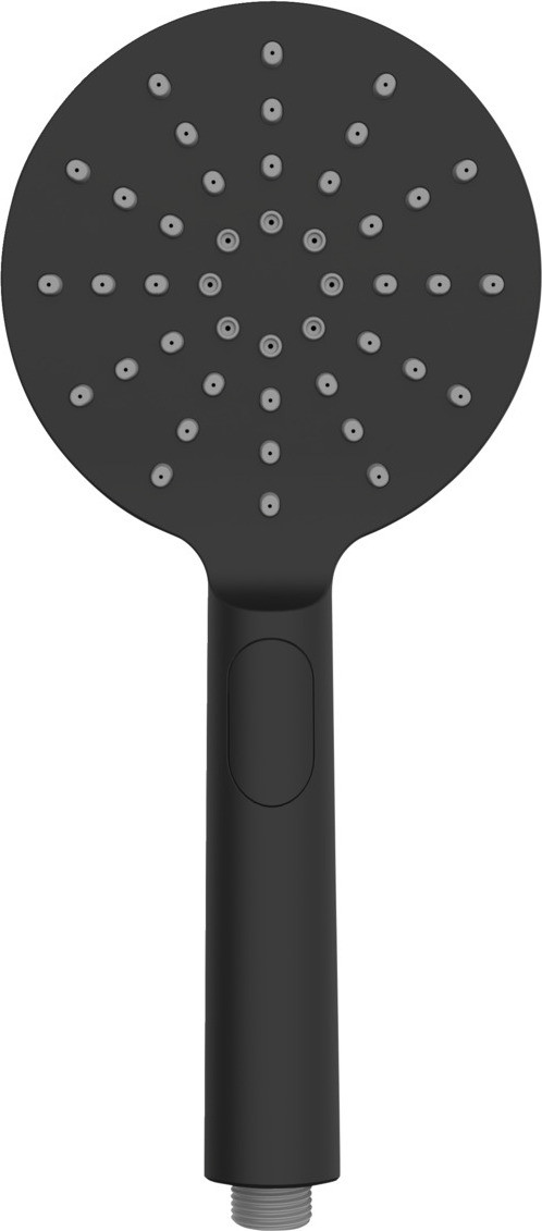 WENKO DESIGN Douchekop, zwart, Ø 12 cm, 3 waterstralen