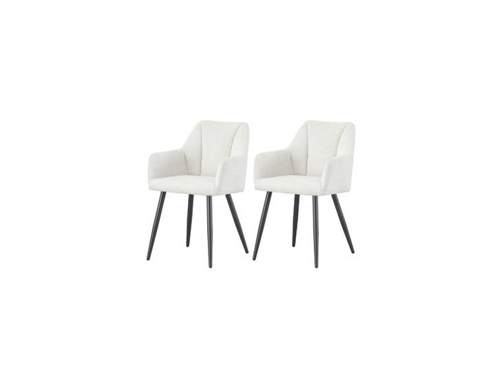 Mid.you Stuhl-Set, Creme, konisch, rund, 55x82x62 cm, Oeko-Tex® Standard 100, FSC 100%, Esszimmer, Stühle, Esszimmerstühle, Esszimmerstühle-Set