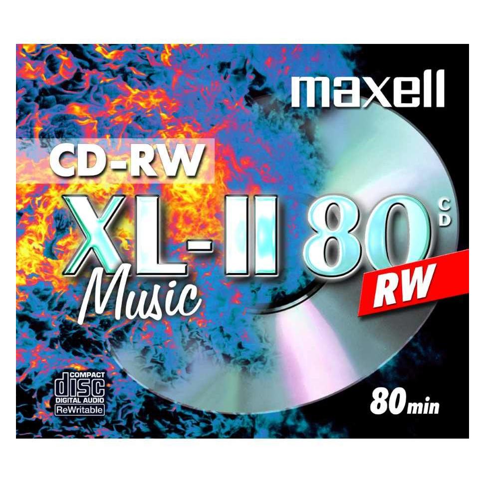 Maxell CD-RW 80 Audio, JewelCase, 1 piece (1x) (MX624865)