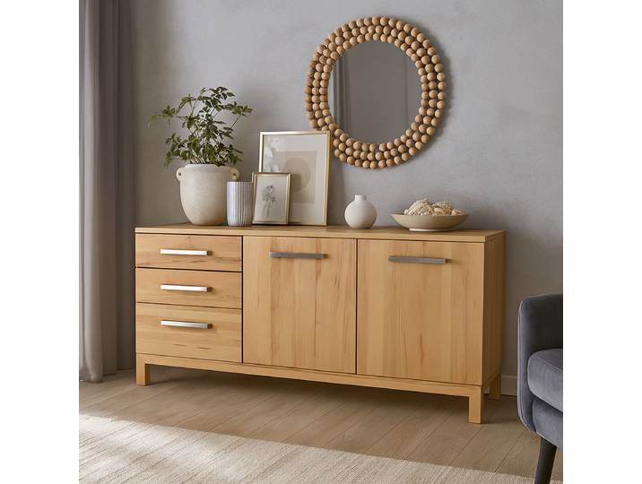 Modernes LINO Sideboard Kernbuche massiv