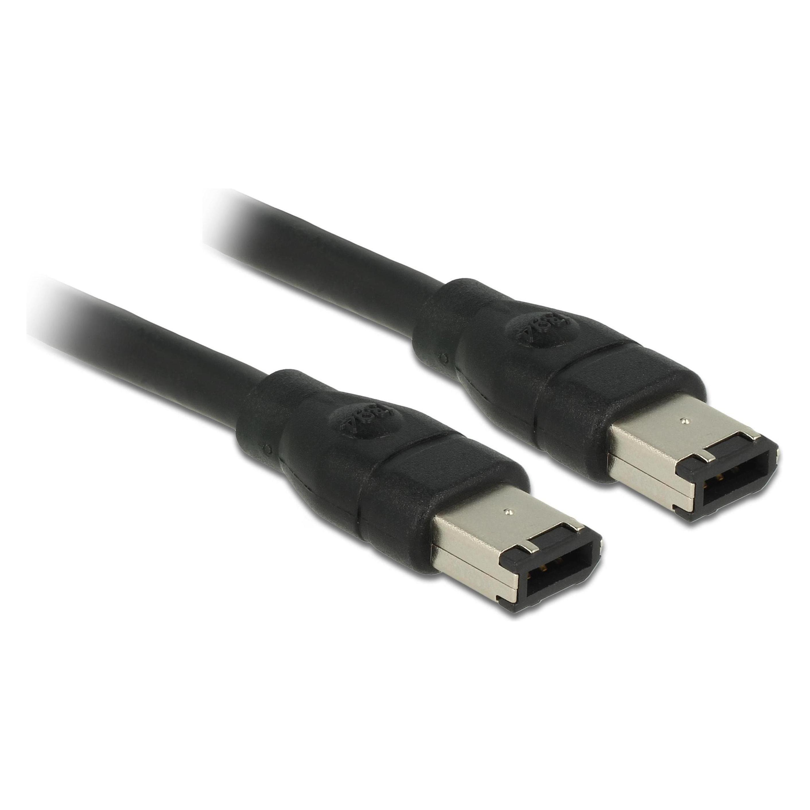 Delock Kabel FireWire IEEE 1394B 6Pol/6Pol, 2Meter (2 m) (82574)