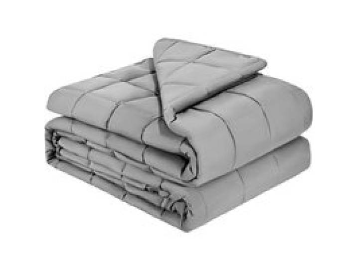 VEVOR Couverture Lestée 9,2 kg Couette Lourde 223,5 x 264 cm Toutes Saisons Respirante, avec Perles de Verre, Convient aux Personnes 90-113 kg, pour Soulager Anxiété et Stress, Améliorer Sommeil, Gris