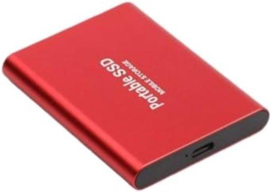 WAN Externe Harde Schijf - Draagbare Opslag - 4 TB - Rood