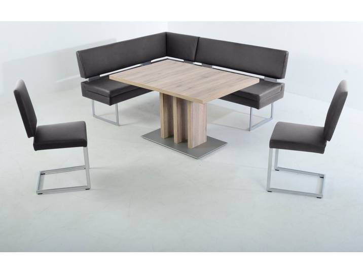 K+W Komfort & Wohnen 4 Stk. tlg. langer Schenkel links oder rechts, 2 Freischwinger, 1 Funktionstisch