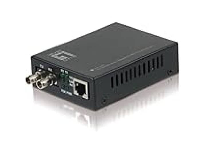 LevelOne 10/100BASE-TX to 100BASE-FX MMF St Converter, 2km convertisseur de Support réseau - Convertisseurs de Support réseau (2km)