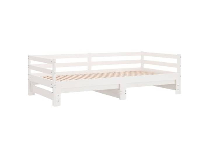 vidaXL Lit Coulissant sans Matelas Blanc 80x200 cm