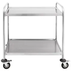 Skyrainbow Servierwagen, 2 Ebenen, 120x60x94