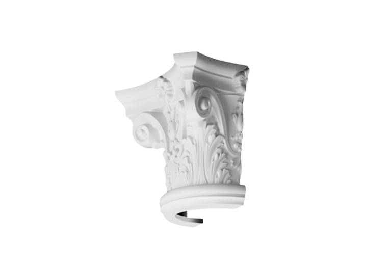 Wandzierelement „KAPITELL K 1121“ - 36 cm Weiss Orac Decor