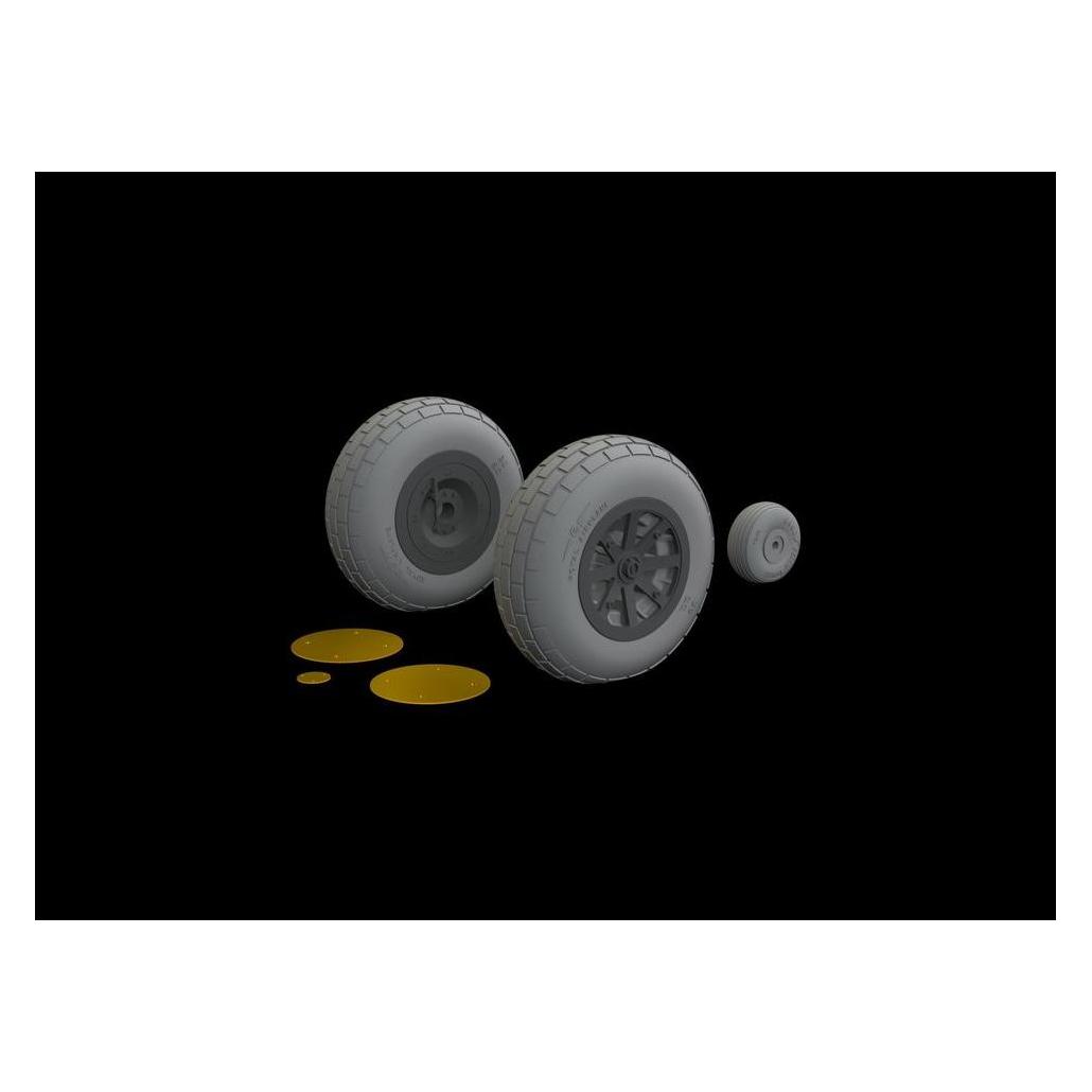 Eduard P-40N wheels for Trumpeter (632143)