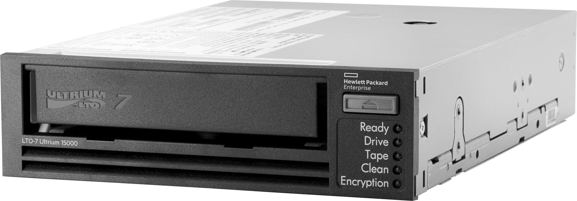 HPE StoreEver LTO-7 Ultrium 15000 Internal Tape Drive, Speicherlaufwerk, Bandkartusche, Serial Attached SCSI (SAS), 2.5:1, LTO, 5,25" Halbe Höhe