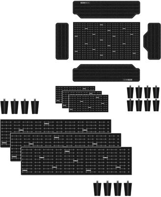 CRDBAG Grid-Divide Carry On Long Set Schwarz