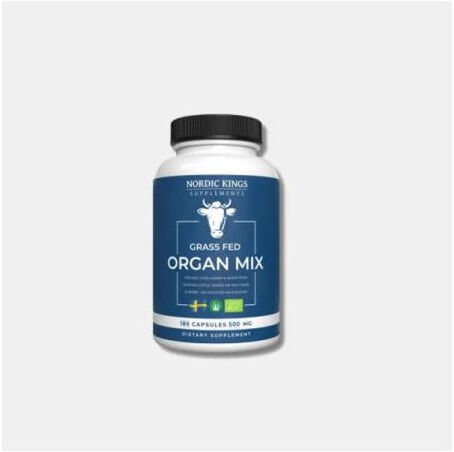 NORDIC KINGS BEEF ORGAN MIX BIO 180 CAPSULAS