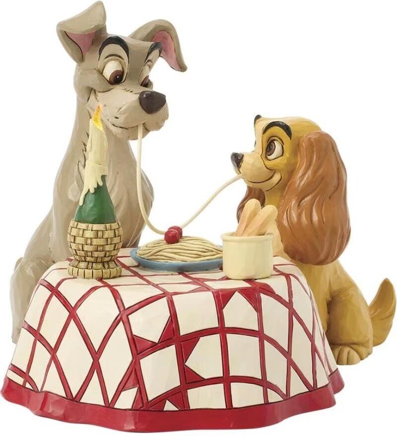 Enesco Figura La Dama Y El Vagabundo Spaghetti Talla Única Unisex