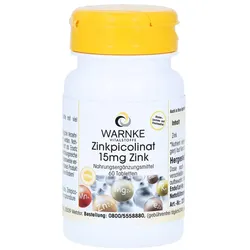 Zinkpicolinat 15 mg Zink Tabletten 60 St