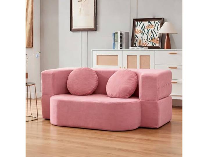 Moubhjd Moderne Loveseat-Sofa,Modulares Sofa für Entfalten Ohne Verformung, Hochdichte Schwammfüllung, Keine Montage erforderlich, für Wohnzimmer, Schlafzimmer, Lounge(Sofa Size : 200x90x60cm)
