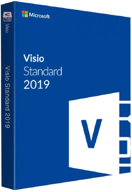Visio 2019 Standard Logiciel de diagrammation Microsoft Visio 2019 Standard permettant de créer facilement des schémas, organigrammes et