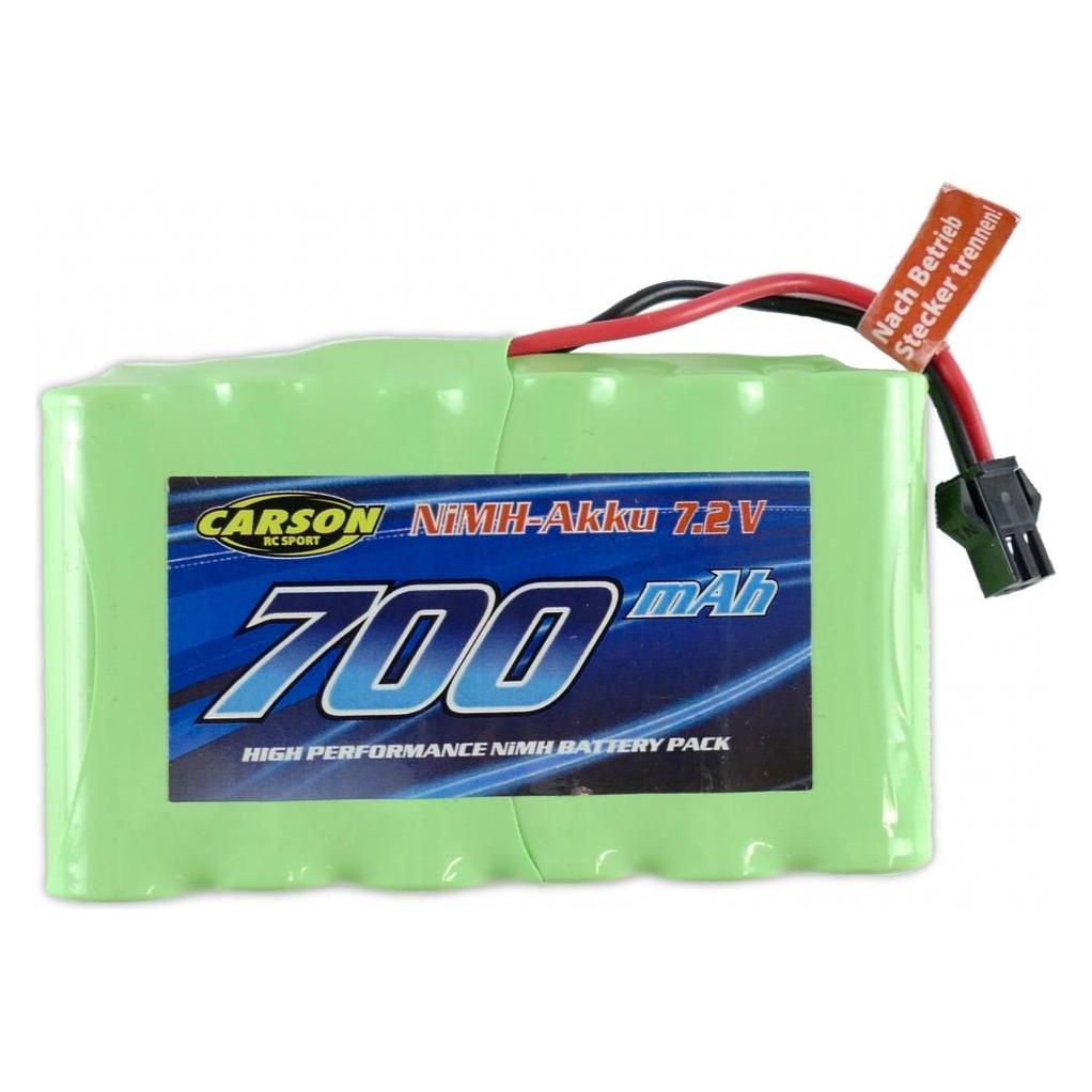 Carson Ersatzakku NIMH 7,2V 700 MAH JST Stecker (700 mAh, 7.20 V) (608204)