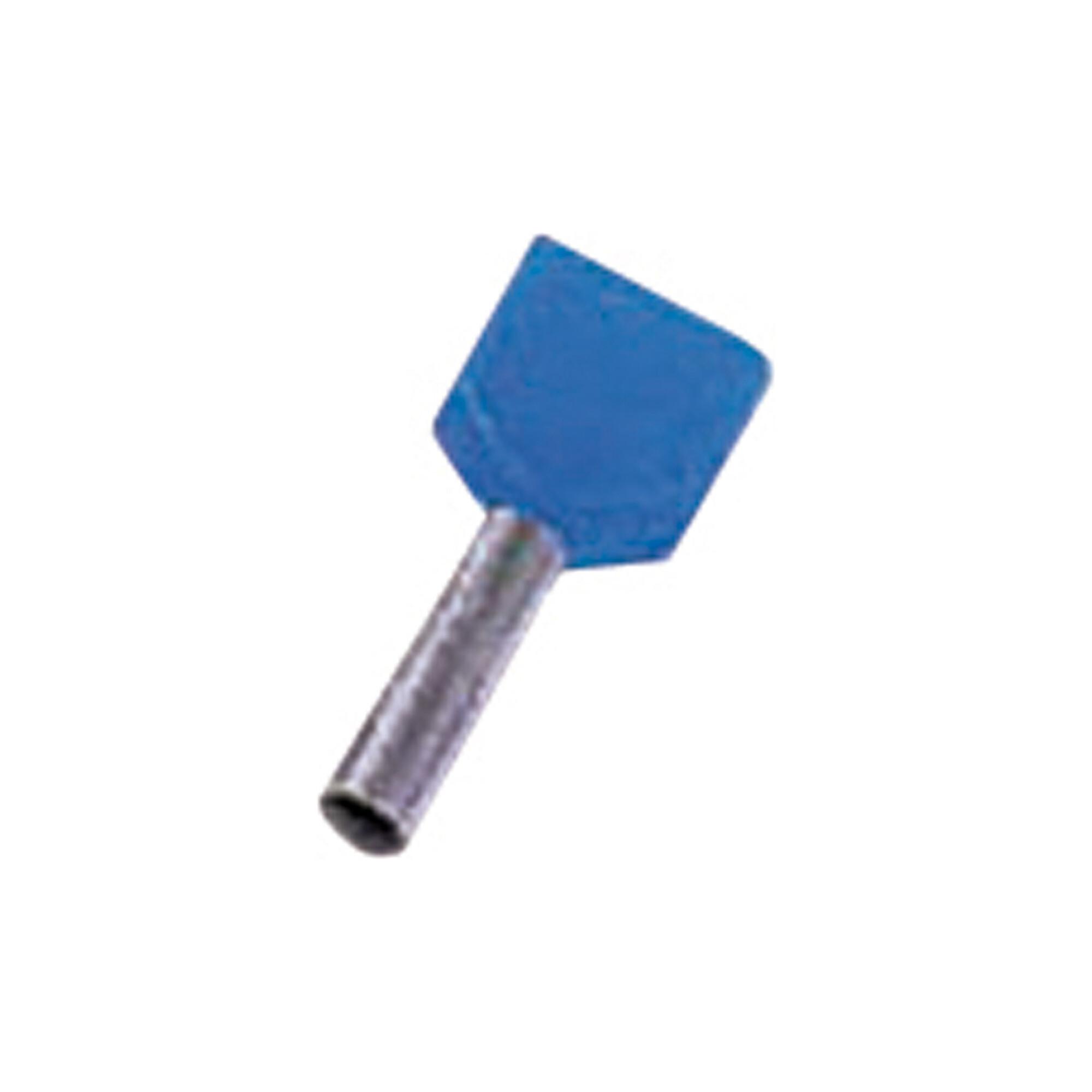 Intercable Tools Zwillingsaderendhülse 2x2, 5qmm blau ICIAE210Z (180777)