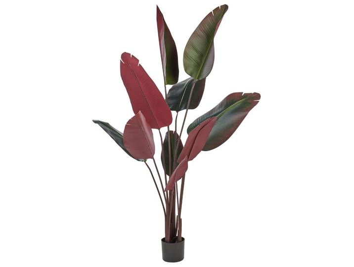 KUNSTPFLANZE im Blumentopf 163 cm Grün Banana Tree