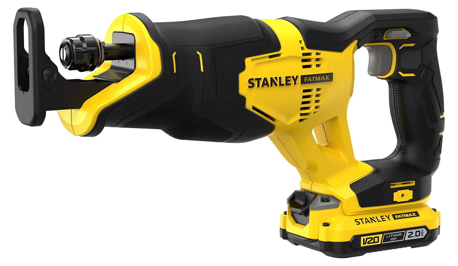 Stanley Fatmax SFMCS300D2K-QW V20 Scie Sabre met 2x 18V 2Ah Lithium Batterijen