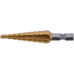 Makita HSS Titan Stufenbohrer, Ø 4-12mm - 9-stufig - 1/4" 6-kant - D-40113