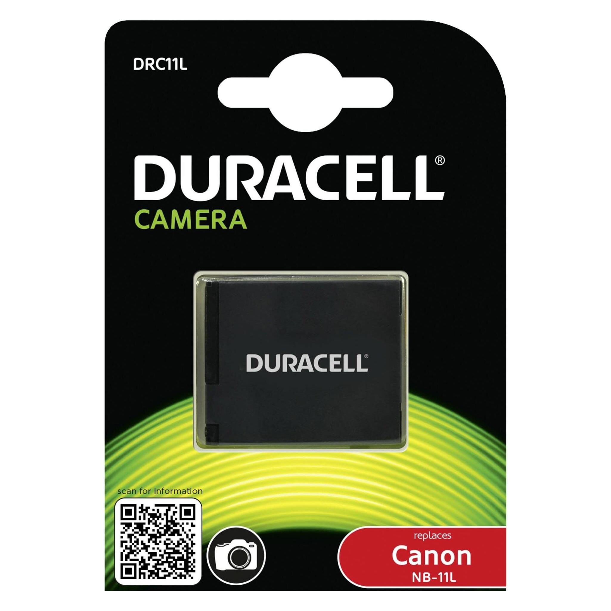 Duracell Li-Ion Akku 600 mAh für Canon NB-11L (Kamera Akku) (DRC11L)