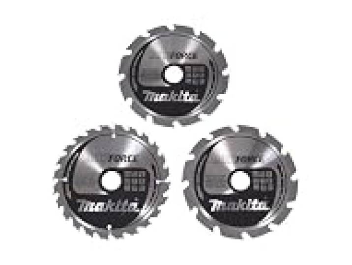 Aparoli B-33906 Lot de 3 lames de scie circulaire Makita Mak-Force190 mm pour scie circulaire sans fil