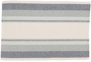 Saro Lifestyle Ribbed Design Stripe Placemats (Set of 4)
