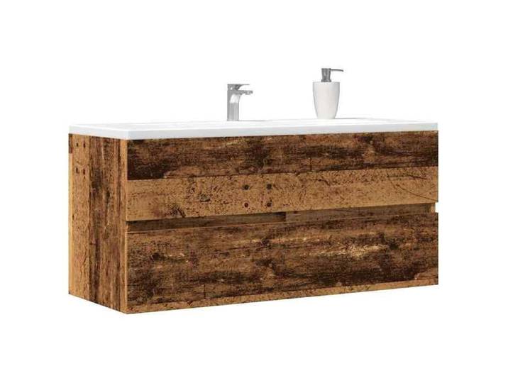 Joli & Fonctionnel - Armoire lavabo - Support Lavabo - vieux bois 100x38 5x45 cm bois d'ingénierie kda6101583