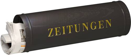 Burg Wächter 800 S Zeitungsrolle Stahlblech Schwarz