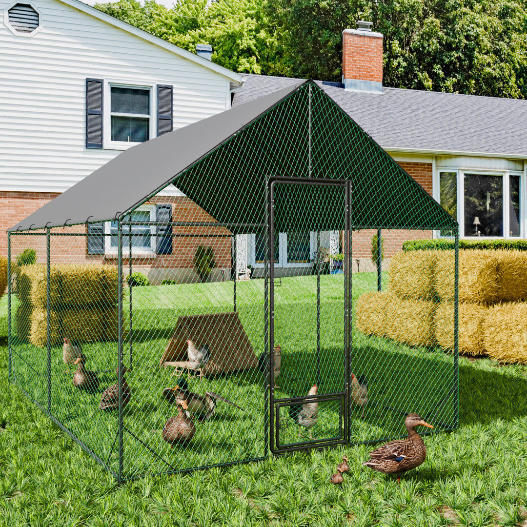 Archie & Oscar Chicken Run Walk In Chicken Run with Chicken Run 276cm H x 300cm W x 405cm D