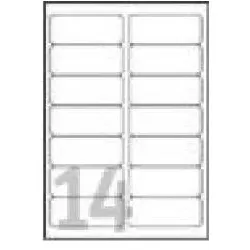 Avery Dennison, Etiketten, Etiquette, ultra-r‚sistant, 99,1 x 38,1 mm, blanc